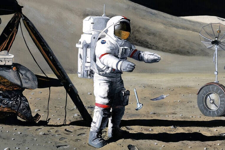 TOP 10: Les objets intrigants emportés sur la lune par les astronautes