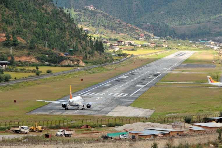 Aéroport international de Paro, Bhoutan