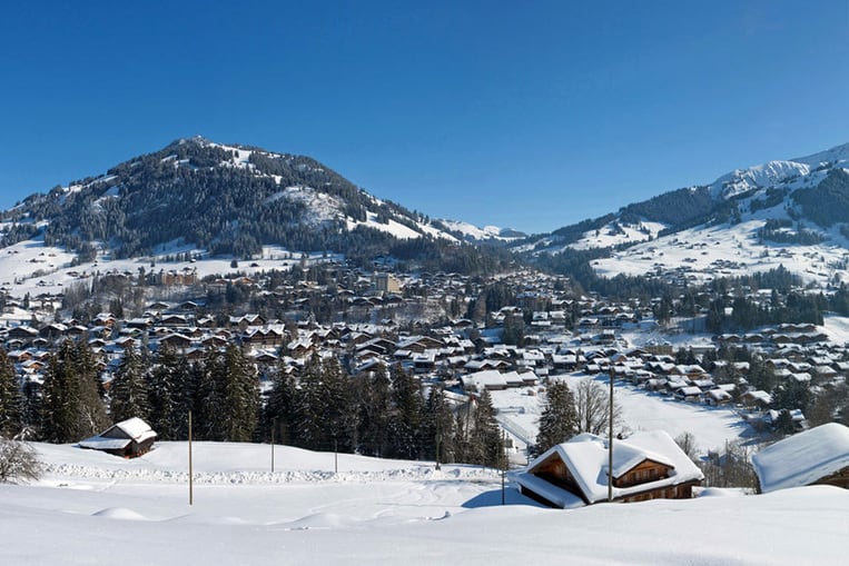 Station de ski de Gstaad, Suisse