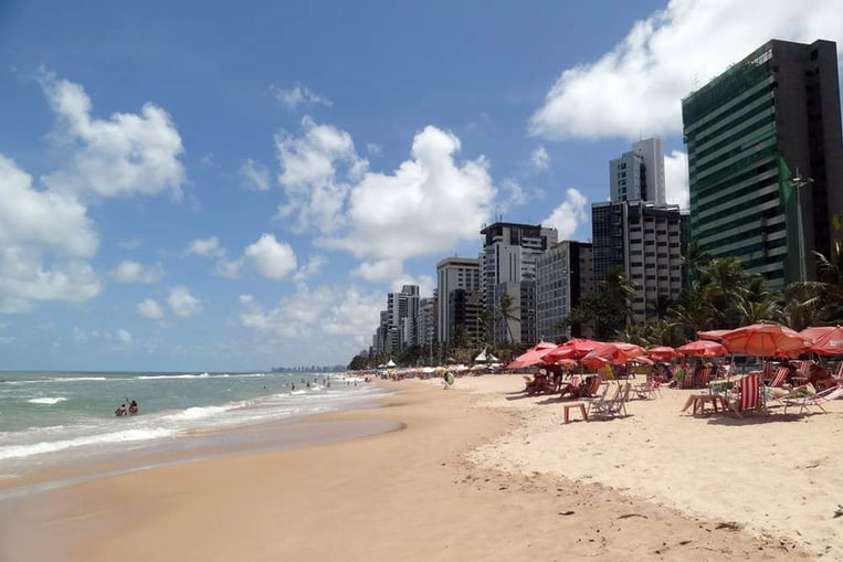 Praia da Boa Viagem, Recife, Brésil
