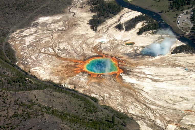 Le supervolcan de Yellowstone aux États-Unis