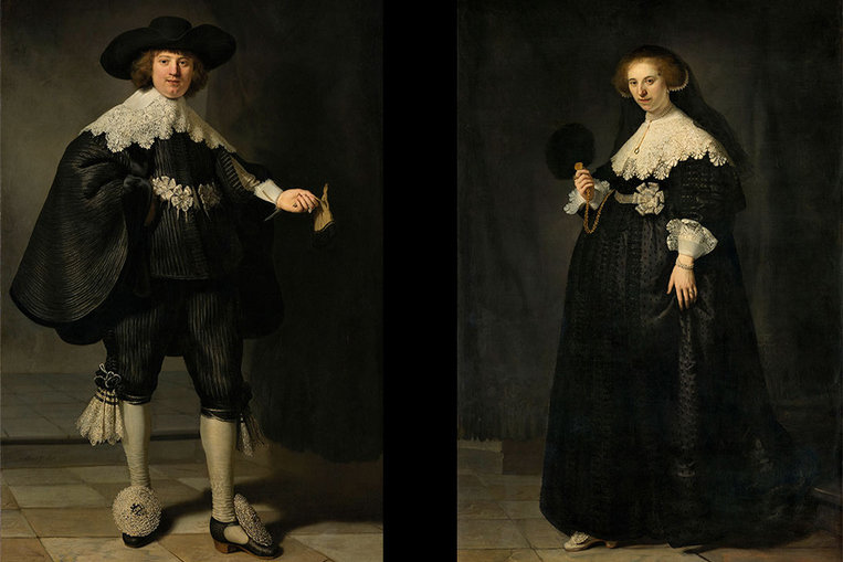 Les portraits de Maerten Soolmans et d'Oopjen Coppit par Rembrandt