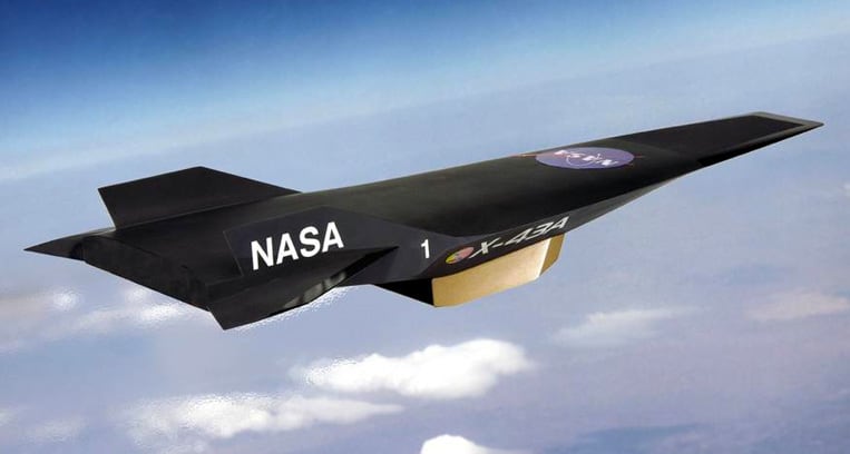 L'avion hypersonique X-43 a atteint la vitesse Mach 10